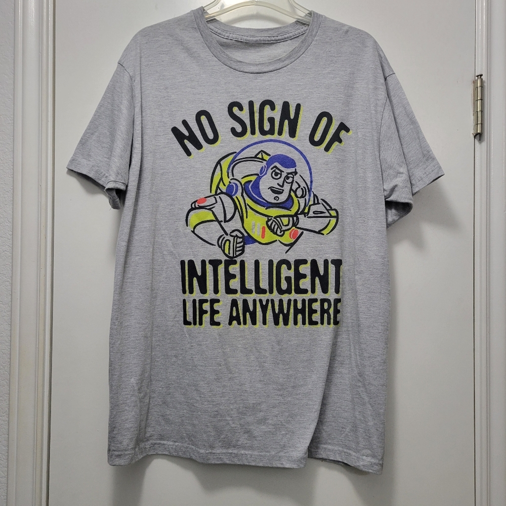 PIXAR Buzz Lightyear tShirt, No Sign Of Intelligent Life Anywhere, S/M